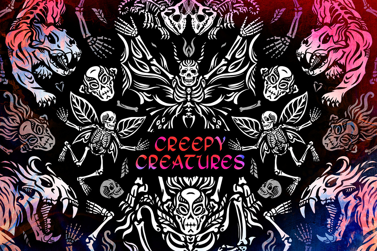 Creepy creatures, an Illustration by OlgaSoi007 (Photo 1 of 5)