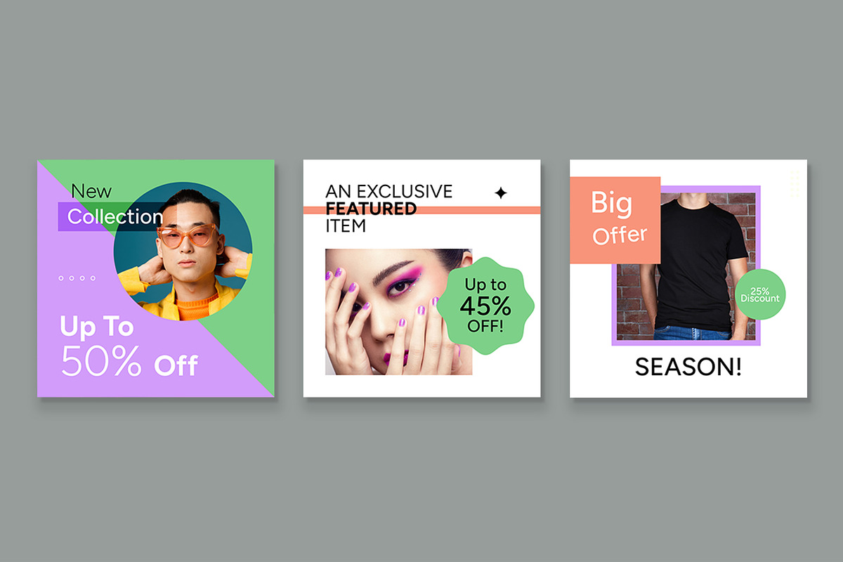 Social Media Post Template, a Social Media Template by CreativeShaper (Photo 3 of 3)