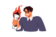 People feeling anger, rage set, a Person Illustration by Good Studio (Thumbnail 5 of 12)