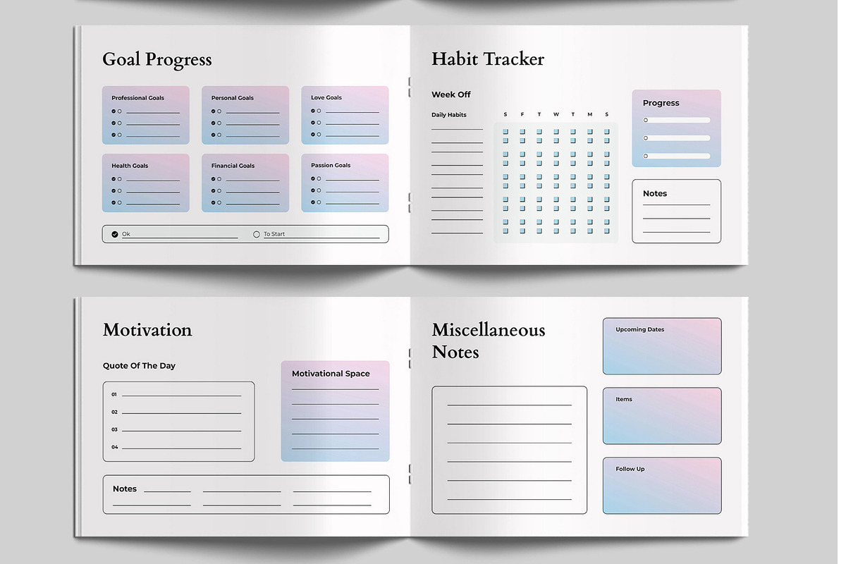 Daily Journal Template, a Stationery Template by ContestDesign (Photo 6 of 6)