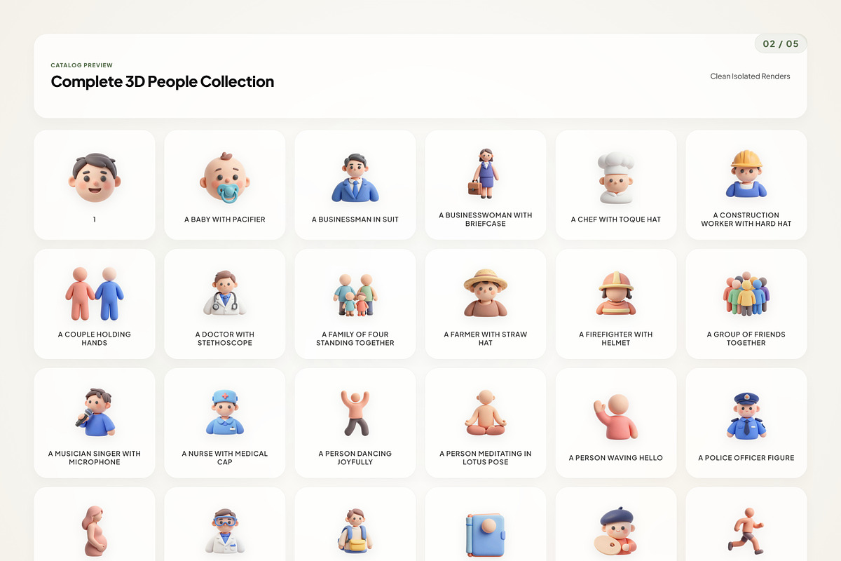 3D People, an Emoji Icon by River Visual (Photo 2 of 5)
