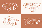 Shavina Elegance, a Serif Font by INKSUN™ (Thumbnail 2 of 12)