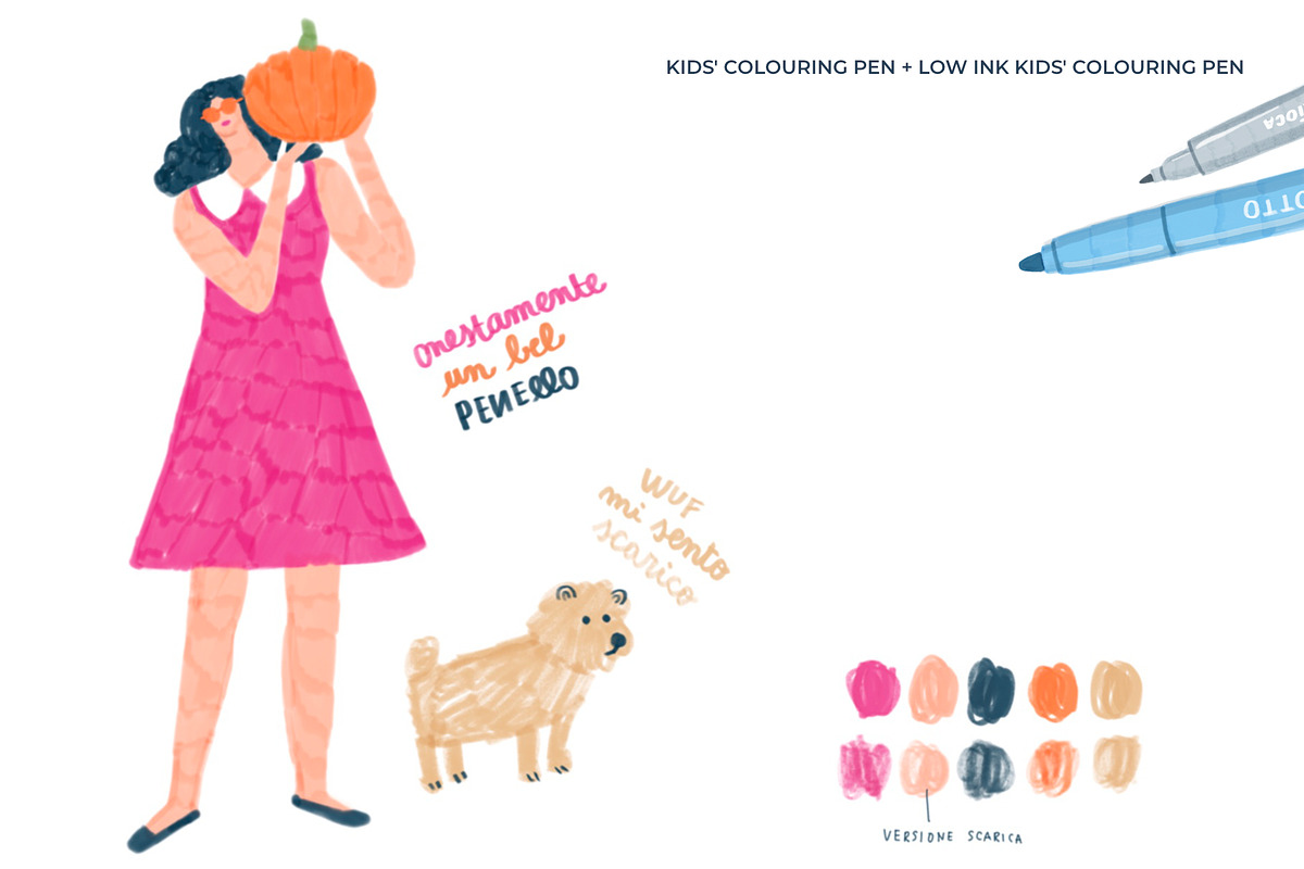 Markers Procreate Brush Set, a Brush Add-On by Insalata Illustrata (Photo 8 of 12)