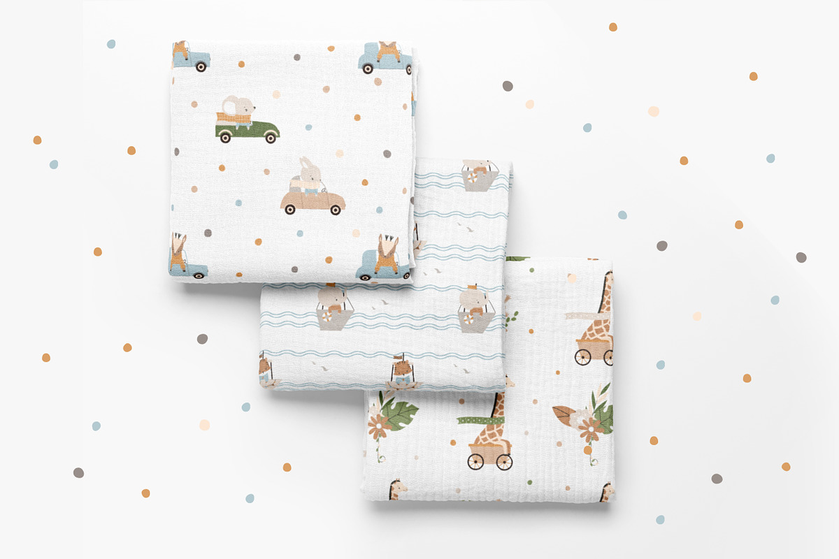 LITTLE TRAVELERS vector set, an Animal Illustration by erasovas (Photo 14 of 19)