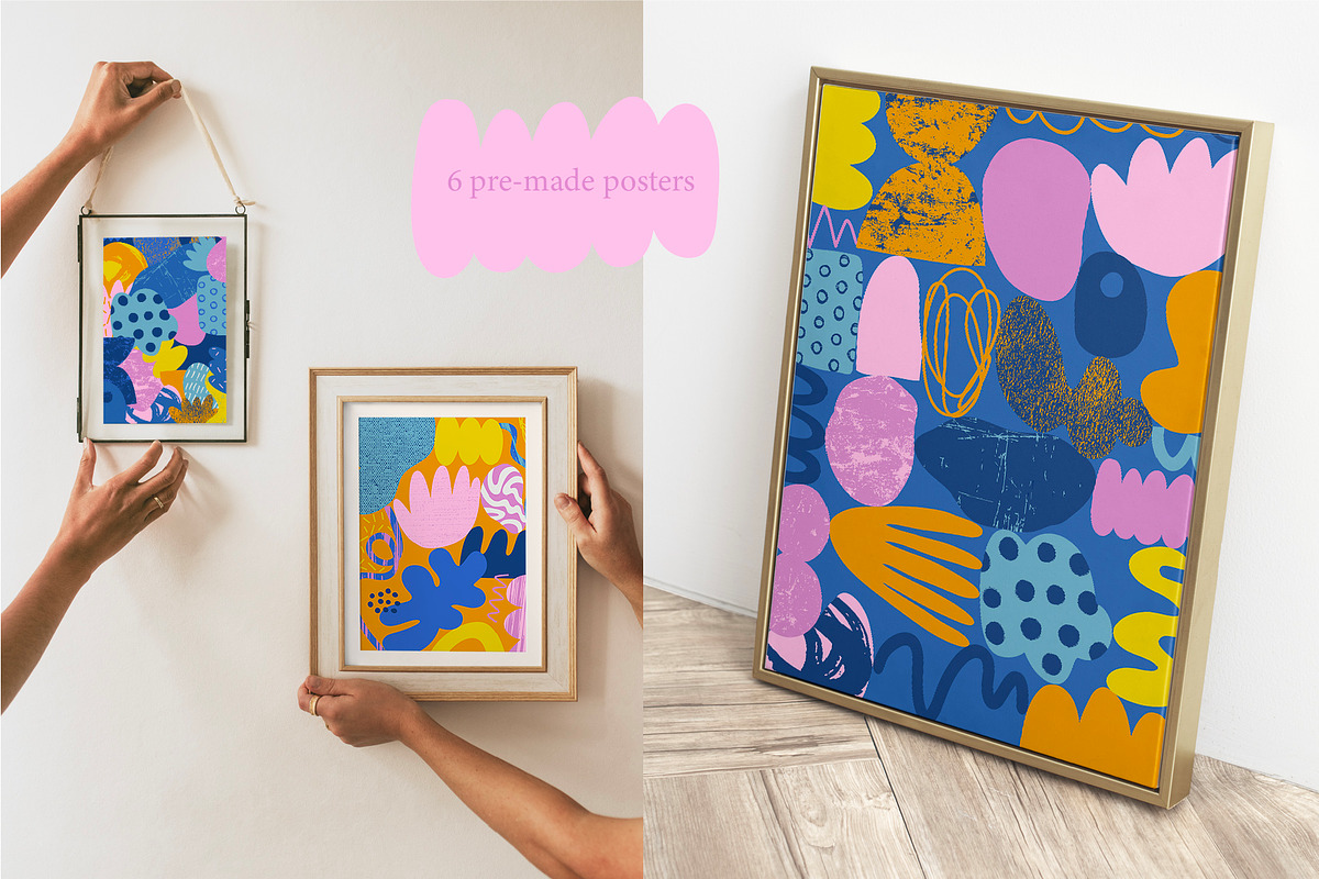 Abstractions shapes collection, a Social Media Template by Bosotochka♥Art (Photo 7 of 11)