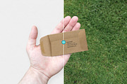 Business card seed packet mockup Psd, a Print Template by Mokr (Thumbnail 2 of 4)