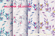 Tangerine Pastel Seamless Patterns, a Pattern Graphic by Marta & Livonka (Thumbnail 2 of 17)