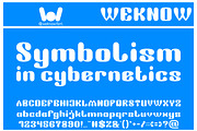 Constant motion font, a Font by weknow (Thumbnail 5 of 8)