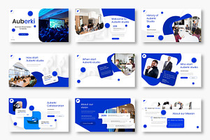 Auberki - Business Google Slide Temp, a Presentation Template by Dens Creative Studio