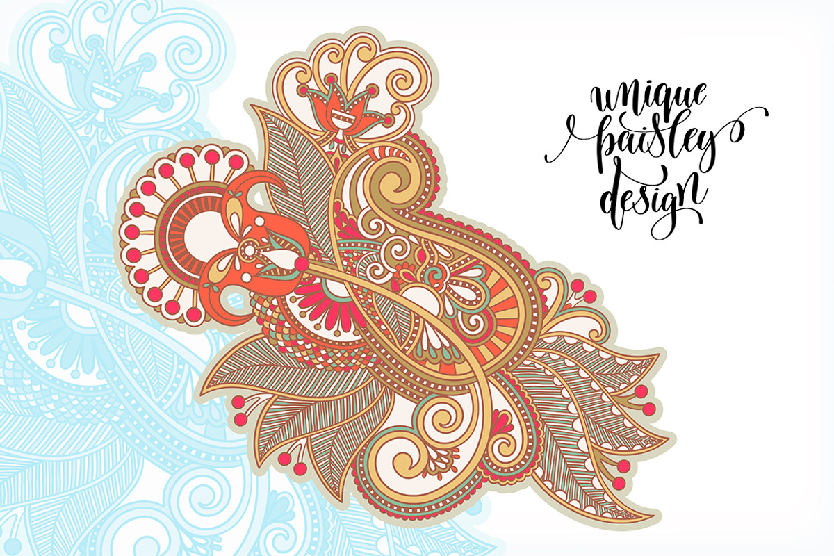 10 PAISLEY DESIGN, a Pattern Graphic by karakotsya (Photo 9 of 11)