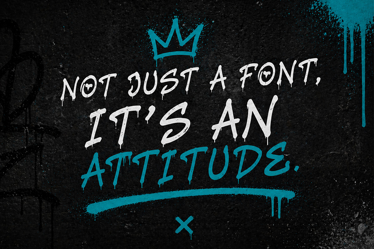 Rotzky Graffiti Type Streetwear Font, a Handwritten Font by ArtiXLabs (Photo 2 of 10)
