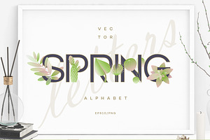 Spring Alphabet Letters