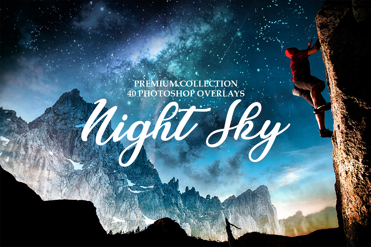 Night Sky Photoshop Overlays, a Plug-in Add-On by FixThePhoto (Photo 1 of 37)