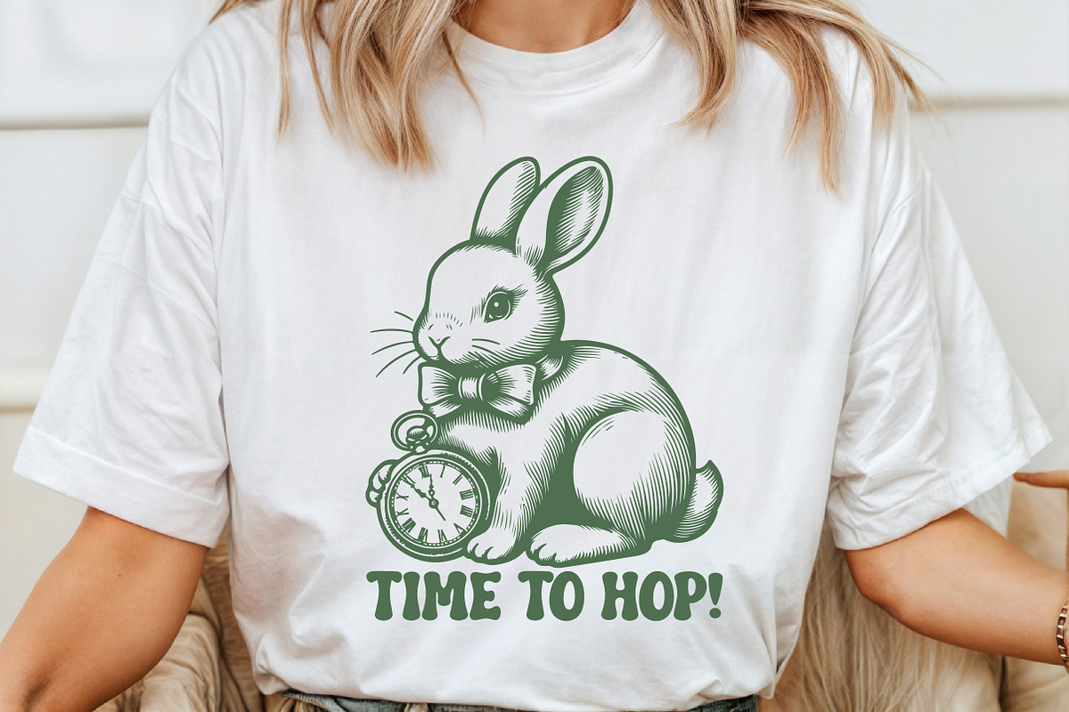 Timeless Bunny Graphic Style, an Illustration by Pixels.Craft (Photo 4 of 7)