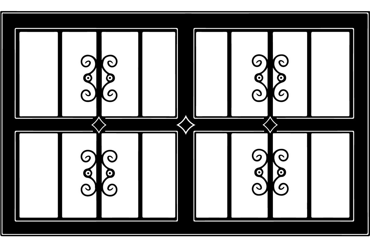 Ornamental Scroll Panel Bundle, a Decorative Illustration by Creativeshirt (Photo 18 of 18)