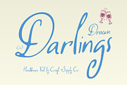 CS Darlings Drawn, a Handwritten Font by Craft Supply Co. (Thumbnail 1 of 8)