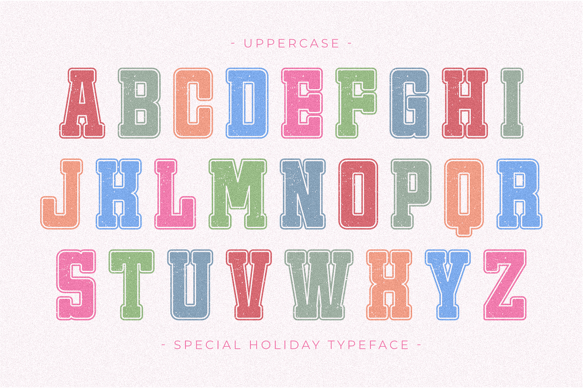 Special Holiday - Display Slab Serif, a Slab Serif Font by Pian45 Studio (Photo 6 of 8)