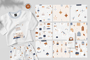 Boho Christmas - vector collection, a Seasonal Illustration by avdnadi (Thumbnail 8 of 11)