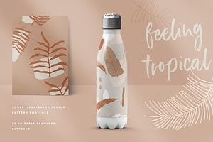 Tropical Jungle Patterns & Elements