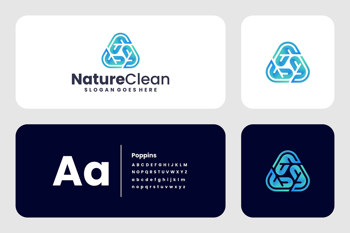 Gradient Modern Nature Logo Design, a Branding & Logo Template by Artnivora.Std (Photo 3 of 4)