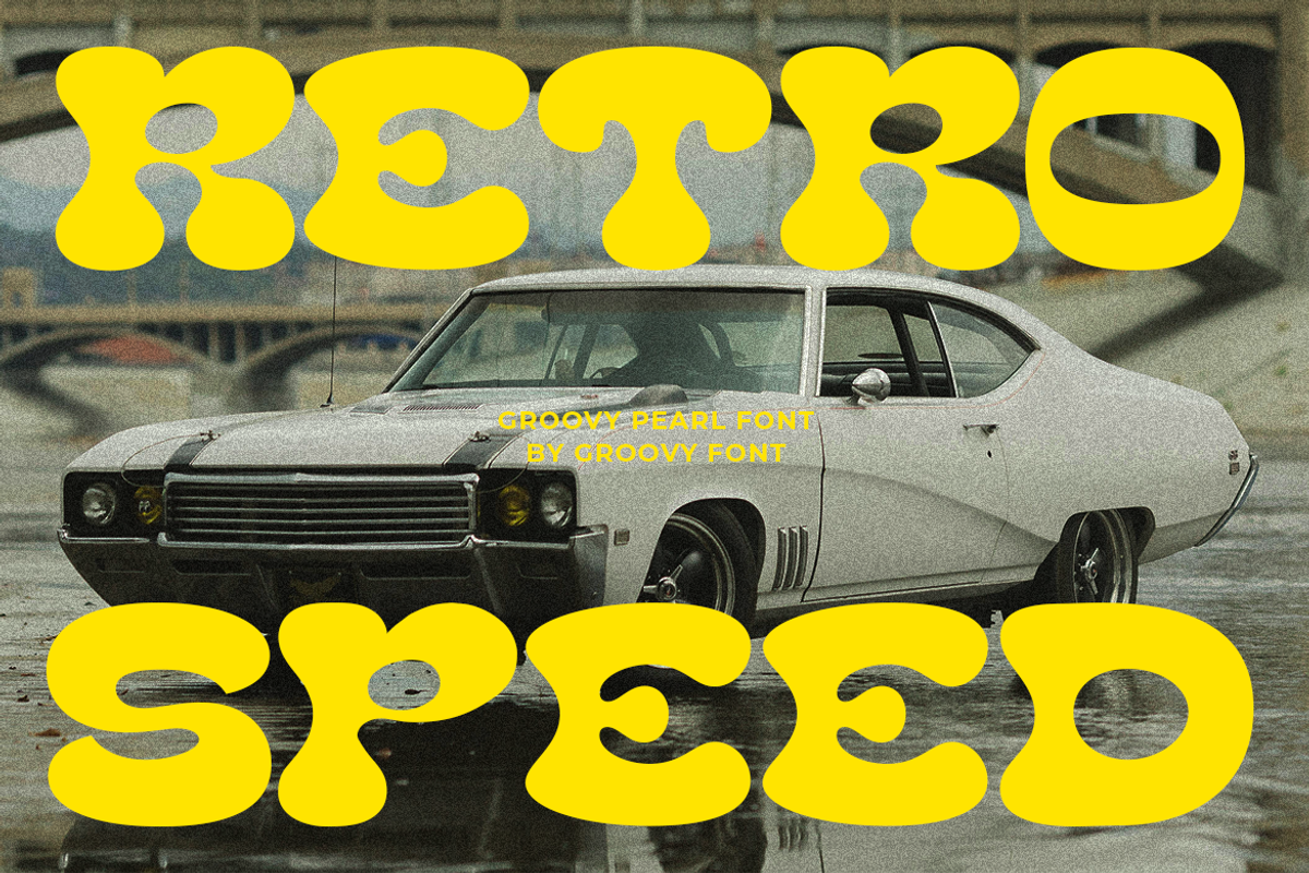 Groovy Pearl - Fancy Display Font, a Sans Serif Font by GroovyFontCo (Photo 4 of 8)