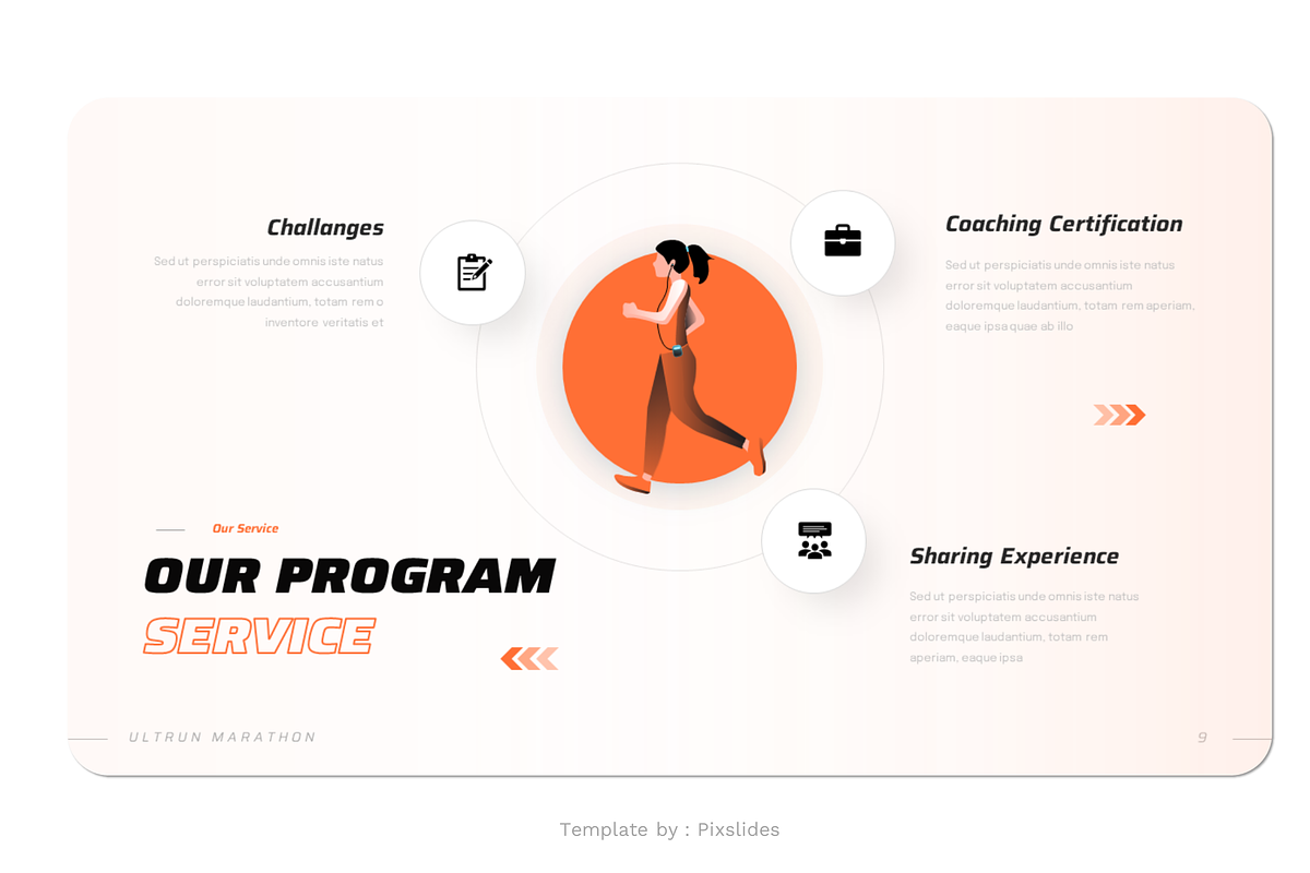 Marathon Running Club PowerPoint, a Presentation Template by Pixslides (Photo 5 of 6)