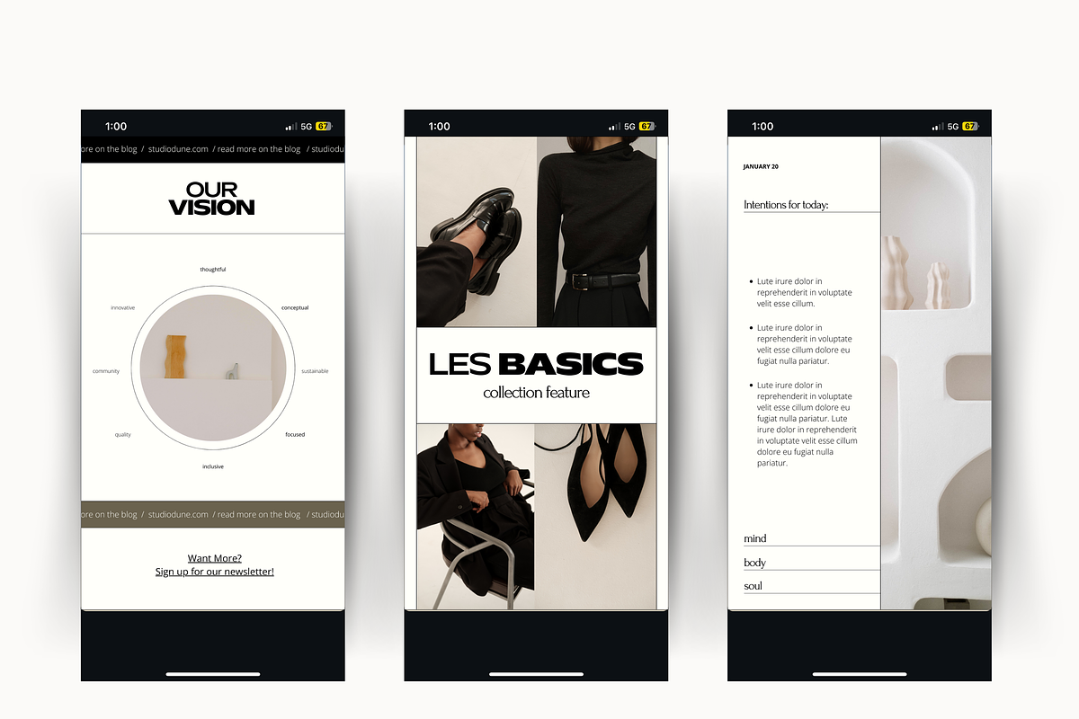 DUNE | Canva Instagram Stories, a Social Media Template by The Curatory Studio (Photo 4 of 6)