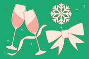 Christmas Decorations Vector, a Decorative Illustration by TheFoodAtlas (Thumbnail 12 of 19)