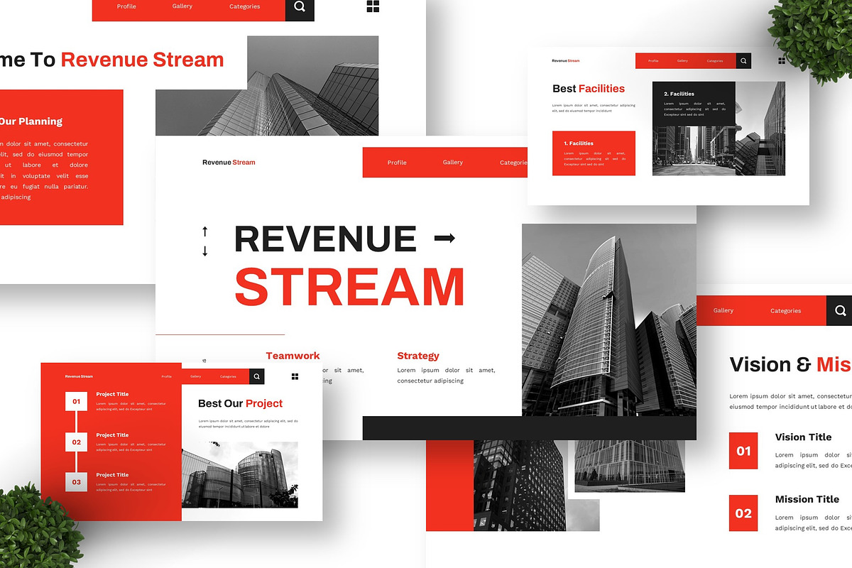 Revenue Stream - Business Keynote, a Presentation Template by Deepslide Studio (Photo 4 of 6)