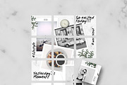Instagram PUZZLE template-InstantPic, a Social Media Template by CreativeFolks (Thumbnail 2 of 5)
