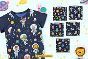 Cute Space Collection, an Animal Illustration by Gulnara Sabirova (Thumbnail 13 of 23)