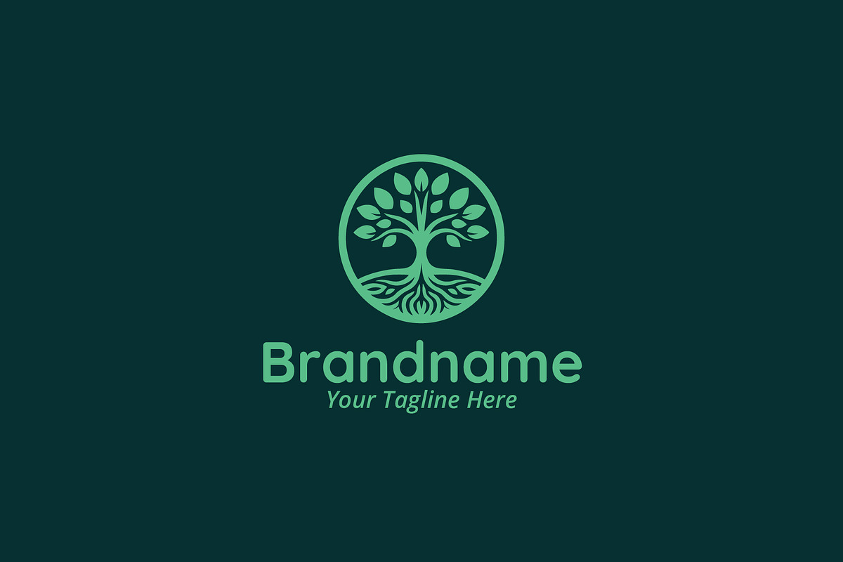 Elegant Tree Logo Design Template