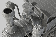 Toy train, a Cars & Vehicle 3D Model by happy brush (Thumbnail 4 of 5)