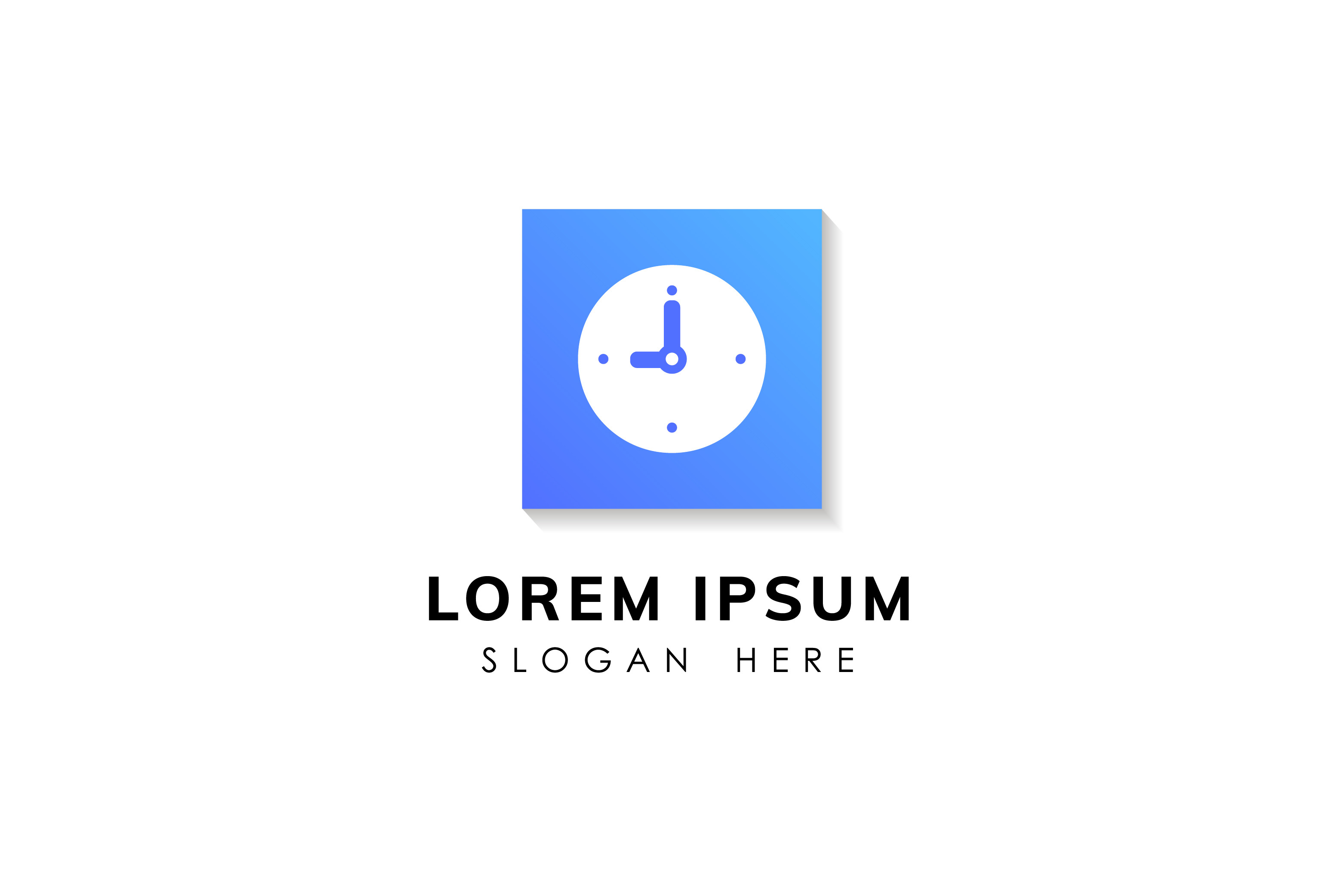 Time clock vector icon logo design, a Branding & Logo Template by ...