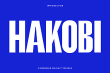 Hakobi - Condensed Sans