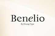 Benelio - Sharp Serif, a Serif Font by Makaryo Collective (Thumbnail 1 of 11)