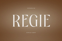 Regie - Elegant Display Serif Font