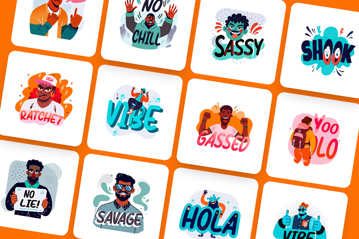 Animated Gen Z Reaction Stickers, an Emoji Icon by Creative Stall (Photo 4 of 5)