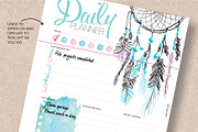 Daily Planner: Half Letter & Letter, a Stationery Template by Stick with Sam (Thumbnail 2 of 4)