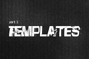 Distorted Text Effect Templates, a Background Graphic by Inartflow (Thumbnail 3 of 23)