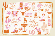 Cowgirl Illustration Collection, an Object Graphic by Honey Island Studio (Thumbnail 3 of 4)