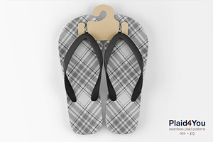 50 Grayscale Pattern Plaids