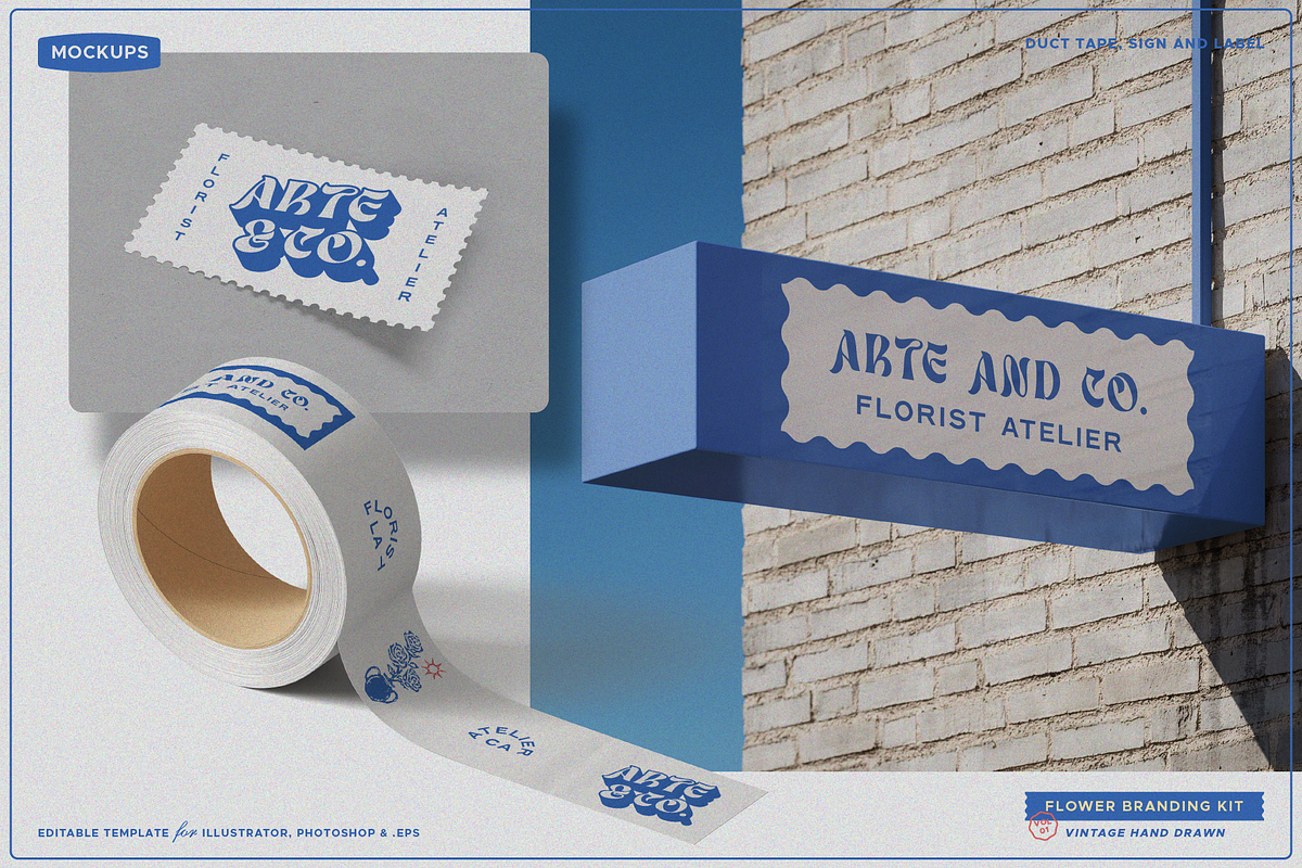Flower Branding Kit, a Branding & Logo Template by Refolve Design (Photo 15 of 26)