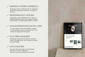 Premium Squarespace 7.1 Template