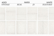 Aged White Vintage Paper, a Texture Graphic by Aesthetic Eye (Thumbnail 13 of 14)