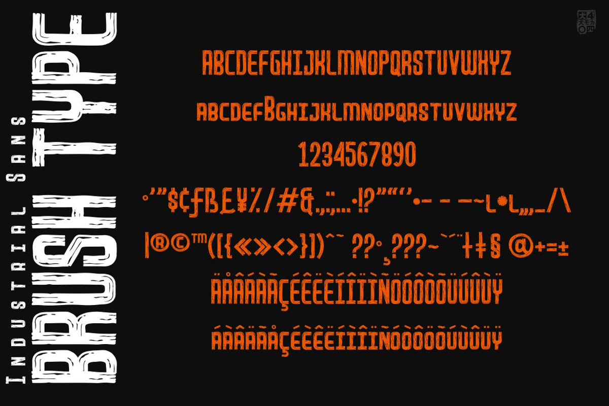 Industrial Sans, a Sans Serif Font by inumocca_type (Photo 9 of 10)