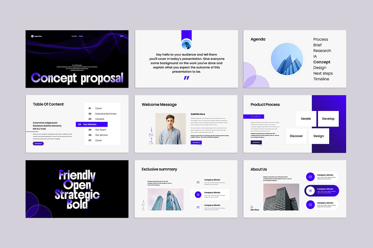 Concept Proposal Presentation, a Presentation Template by KreateTribe (Photo 6 of 6)
