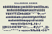 Killebrew Homer | Bold Athletic Type, a Serif Font by StudioWorks (Thumbnail 7 of 8)