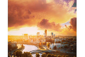 Vilnius, Lithuania. Skyline, an Architecture Photo by Our Amazing World