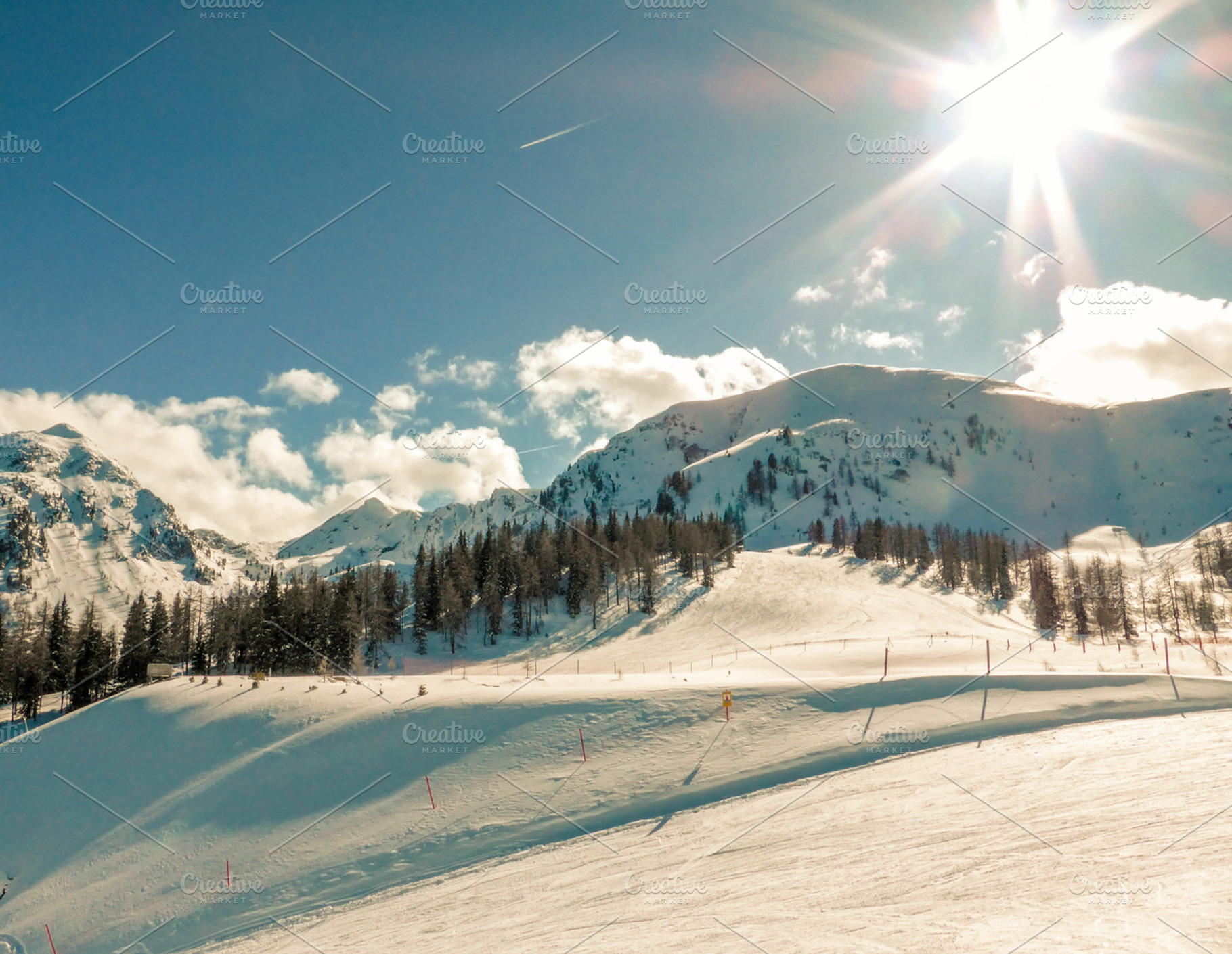 Winter skiing featuring austria, beautiful, and blue sky, a Holiday Photo by ChristianThür Photography